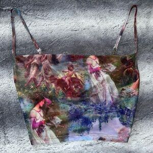 SHEIN Renaissance Art Print Top